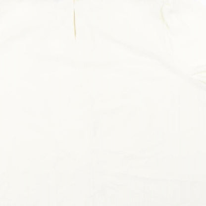 Womens UK Size 16 Marks and Spencer Ivory Basic Blouse