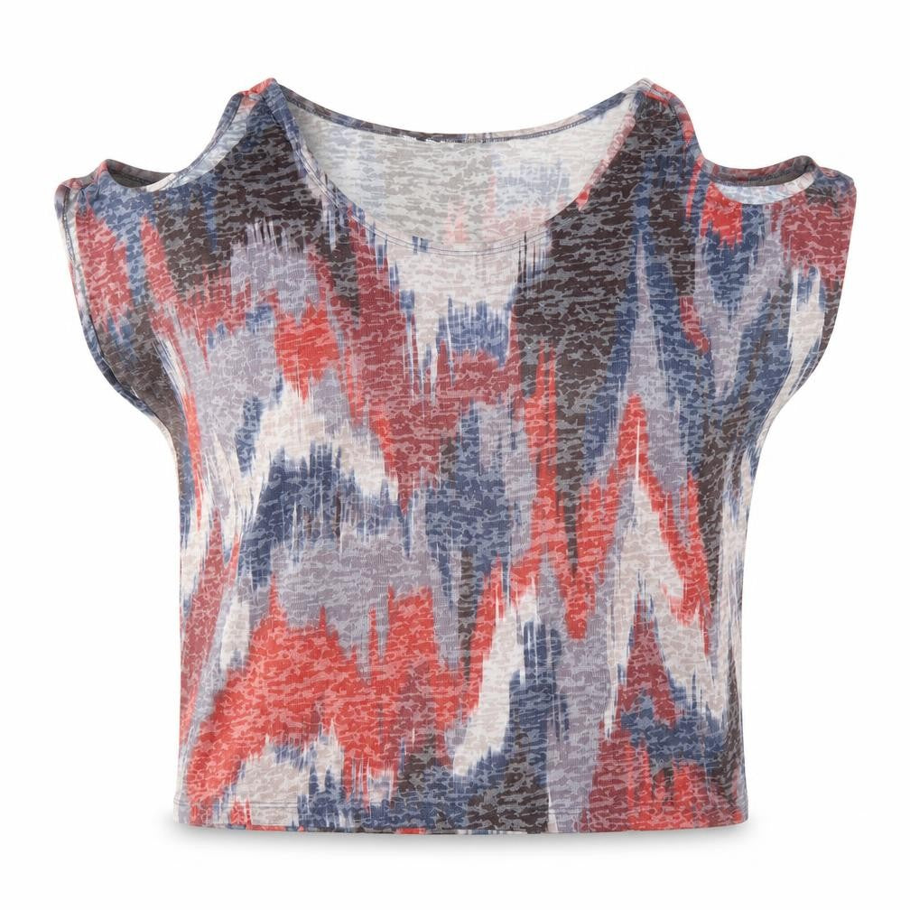 Womens UK Size 10 New Look Multicoloured Basic T-Shirt