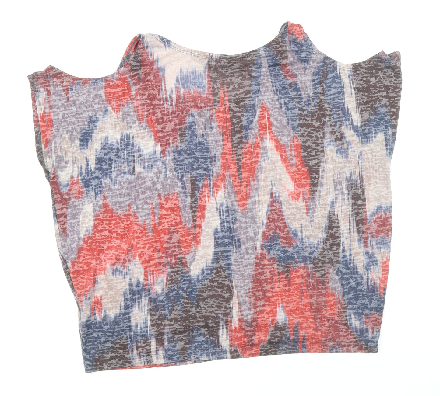 Womens UK Size 10 New Look Multicoloured Basic T-Shirt