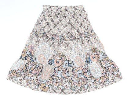 Womens UK Size 12 Wallis Flare  Skirt