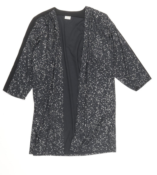 Womens UK Size 12 Preworn Green Kimono Blouse