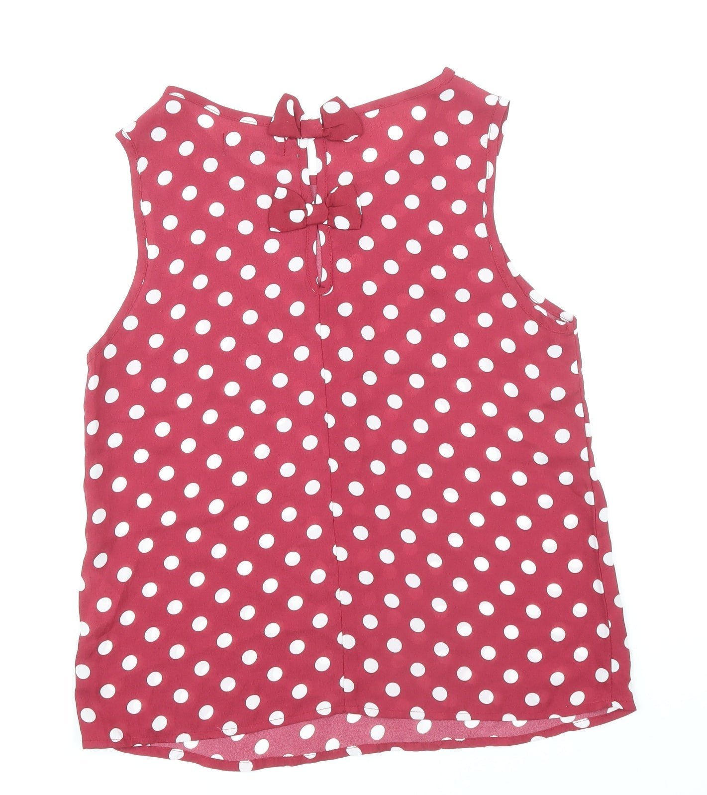 Womens UK Size 8 New Look Pink Basic Tank