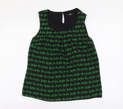 Womens UK Size 12 Marks and Spencer Green Basic Blouse