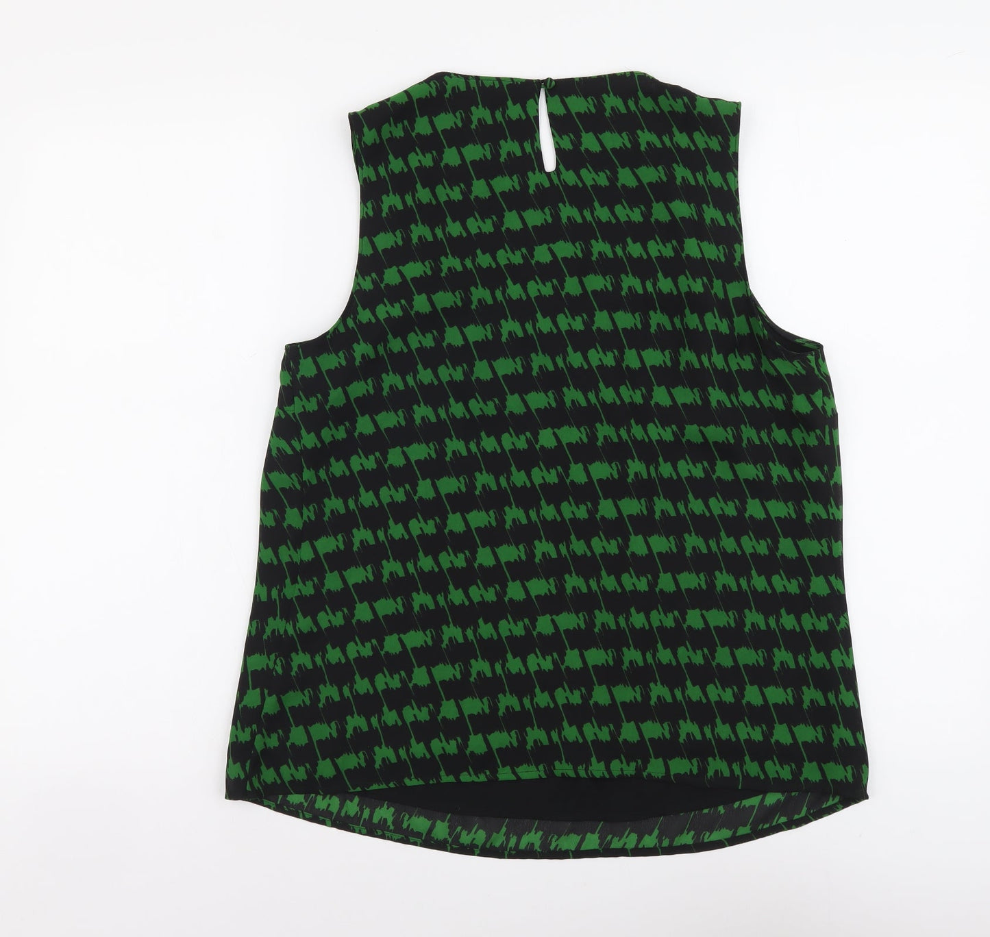 Womens UK Size 12 Marks and Spencer Green Basic Blouse