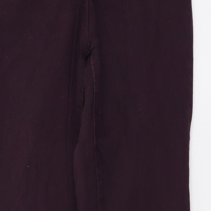 Womens UK Size 10 Marks and Spencer Regular Fit Skinny Purple Jeans