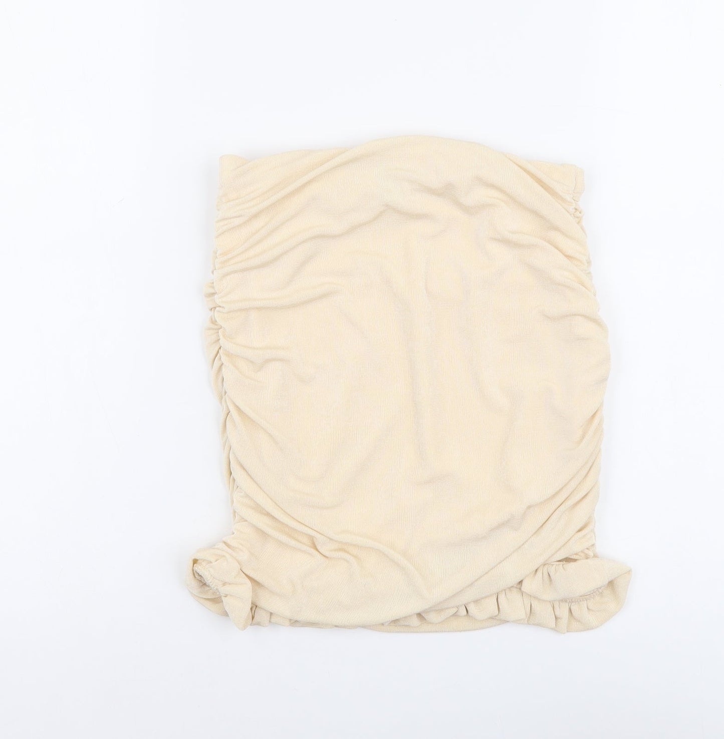 SheIn Womens Beige Polyester Straight & Pencil Skirt Size S