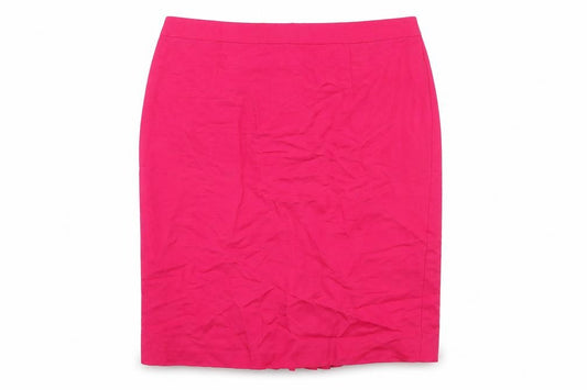Linea Womens Pink Lyocell Straight & Pencil Skirt Size 16 Zip