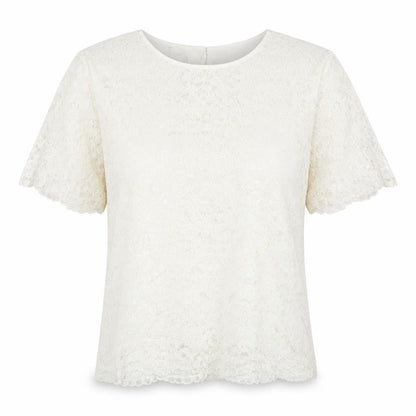 Womens UK Size 14 Debenhams Ivory Basic T-Shirt