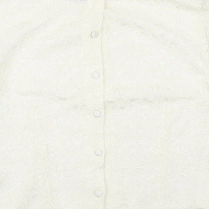 Womens UK Size 14 Debenhams Ivory Basic T-Shirt
