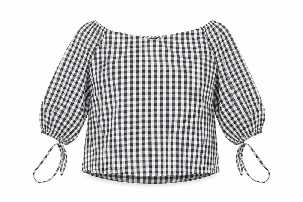 Womens UK Size 8 PRETTYLITTLETHING Black Basic Blouse