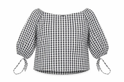 Womens UK Size 8 PRETTYLITTLETHING Black Basic Blouse