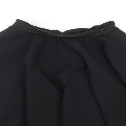 Brigitta Womens Black Polyester Flare Skirt Size 23 in