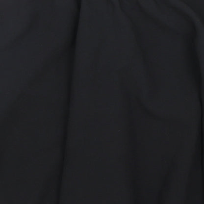 Brigitta Womens Black Polyester Flare Skirt Size 23 in