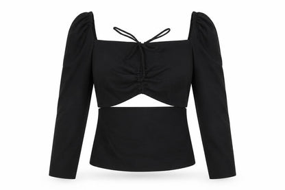 Womens UK Size XS Zara Black Basic Blouse