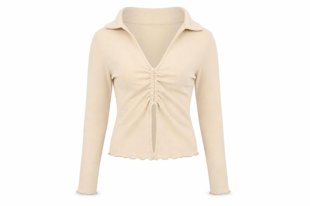 Womens UK Size M ASOS Beige Pullover Jumper