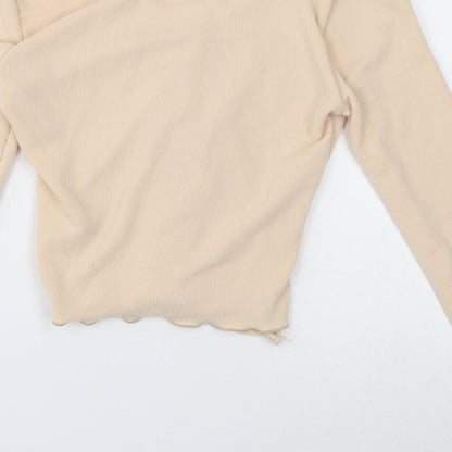 Womens UK Size M ASOS Beige Pullover Jumper