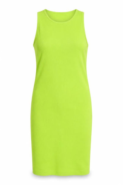 Primark Womens Green Nylon Bodycon Size 6 Scoop Neck Pullover