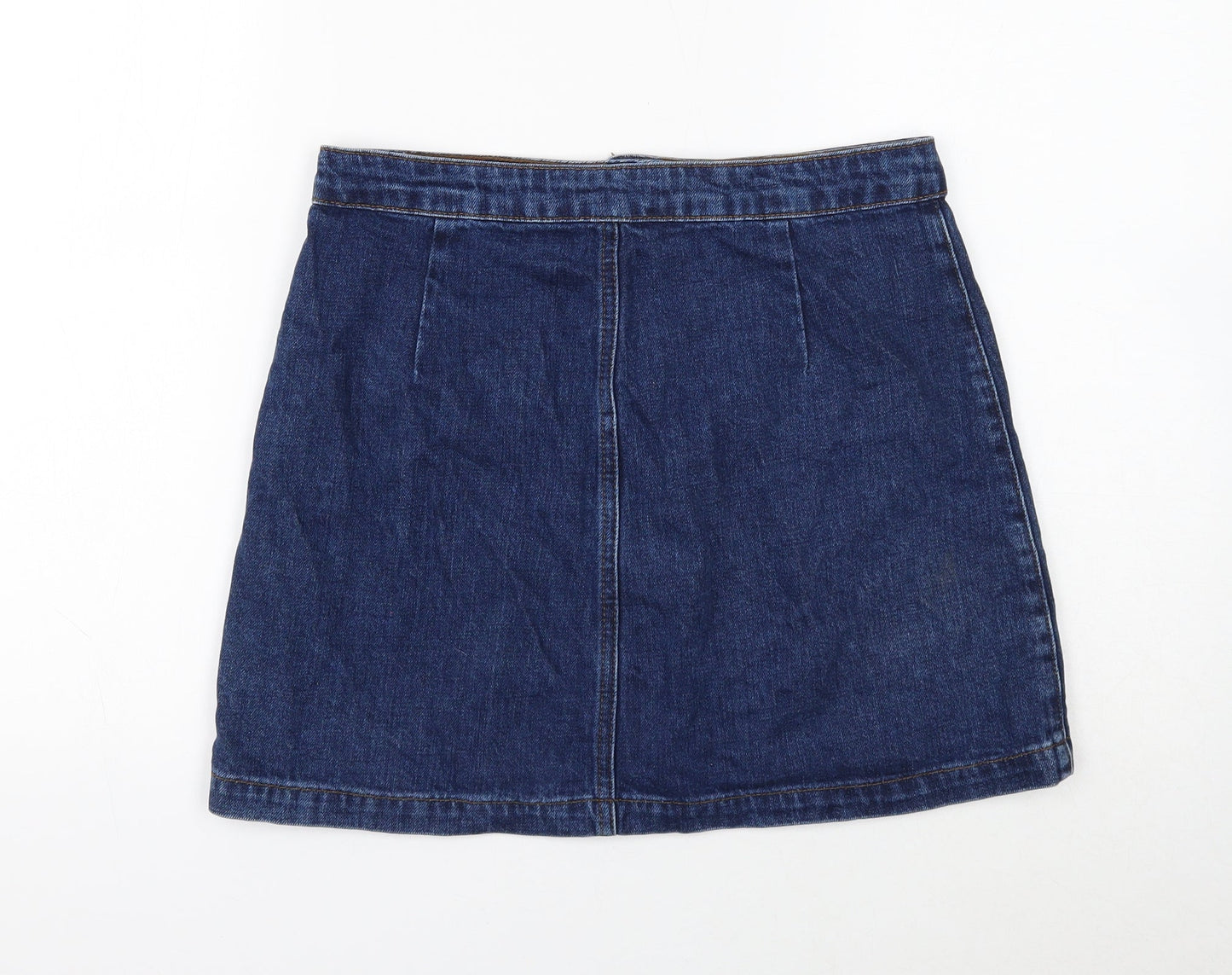 Womens UK Size 28 in Topshop Mini Denim Skirt