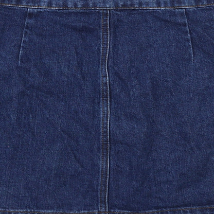 Womens UK Size 28 in Topshop Mini Denim Skirt