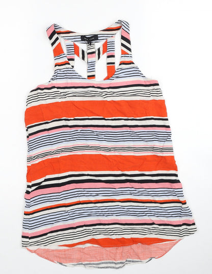 Womens UK Size 8 New Look Multicoloured Basic Tank