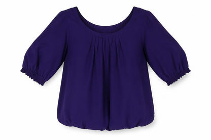 Womens UK Size 8 Marks and Spencer Purple Basic Blouse
