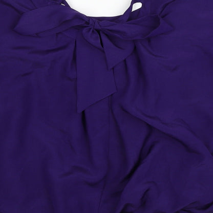 Womens UK Size 8 Marks and Spencer Purple Basic Blouse