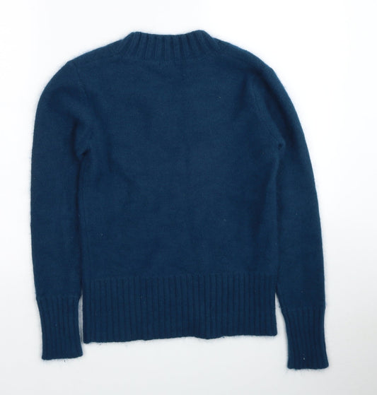 Womens UK Size S Paraphrase Blue Pullover Jumper