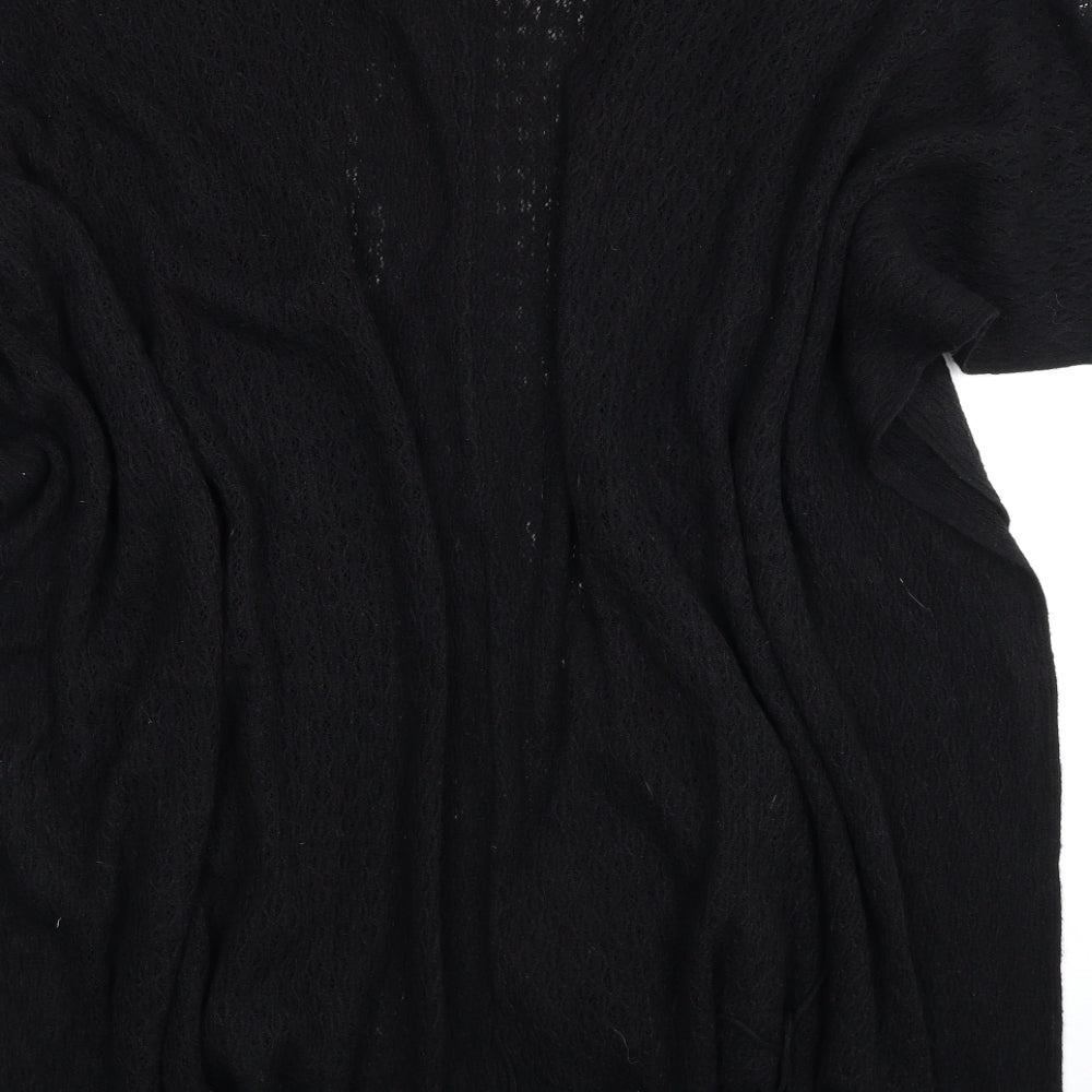 Womens UK Size One Size Marks and Spencer Black Wrap Jumper