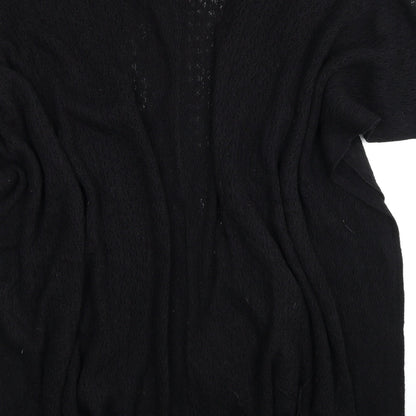 Womens UK Size One Size Marks and Spencer Black Wrap Jumper