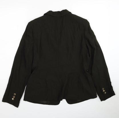 Womens UK Size 10 Anne Klein Green Jacket