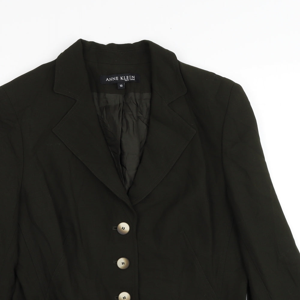 Womens UK Size 10 Anne Klein Green Jacket