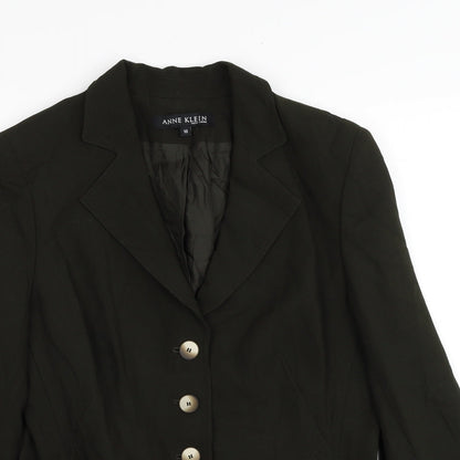 Womens UK Size 10 Anne Klein Green Jacket