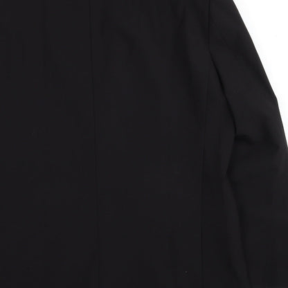 1860 Limited Edition Mens Black Wool Jacket Blazer Size 40