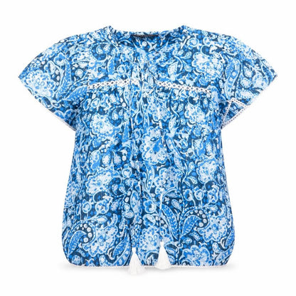 Womens UK Size 6 Marks and Spencer Blue Basic Blouse