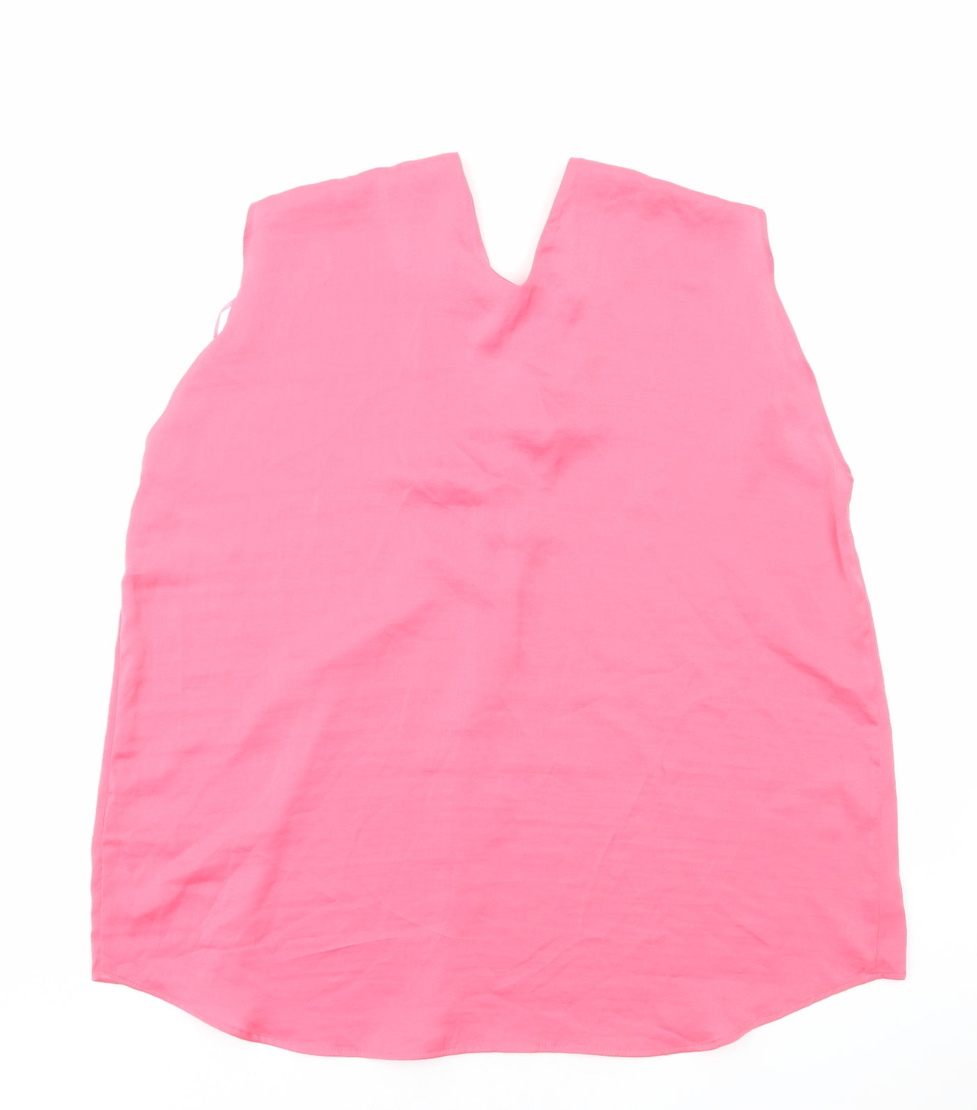 Womens UK Size 16 Marks and Spencer Pink Basic Tank