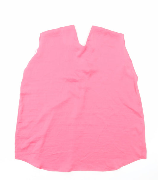 Womens UK Size 16 Marks and Spencer Pink Basic Tank