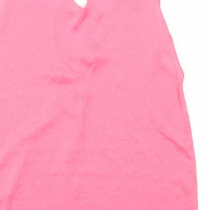 Womens UK Size 16 Marks and Spencer Pink Basic Tank