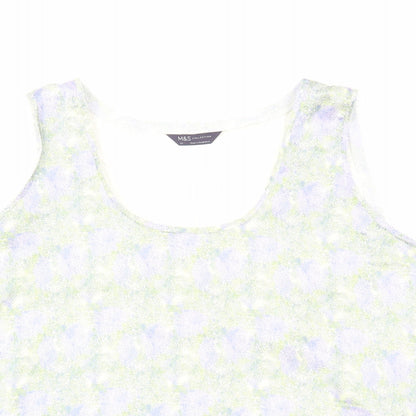 Womens UK Size 24 Marks and Spencer Multicoloured Basic Tank