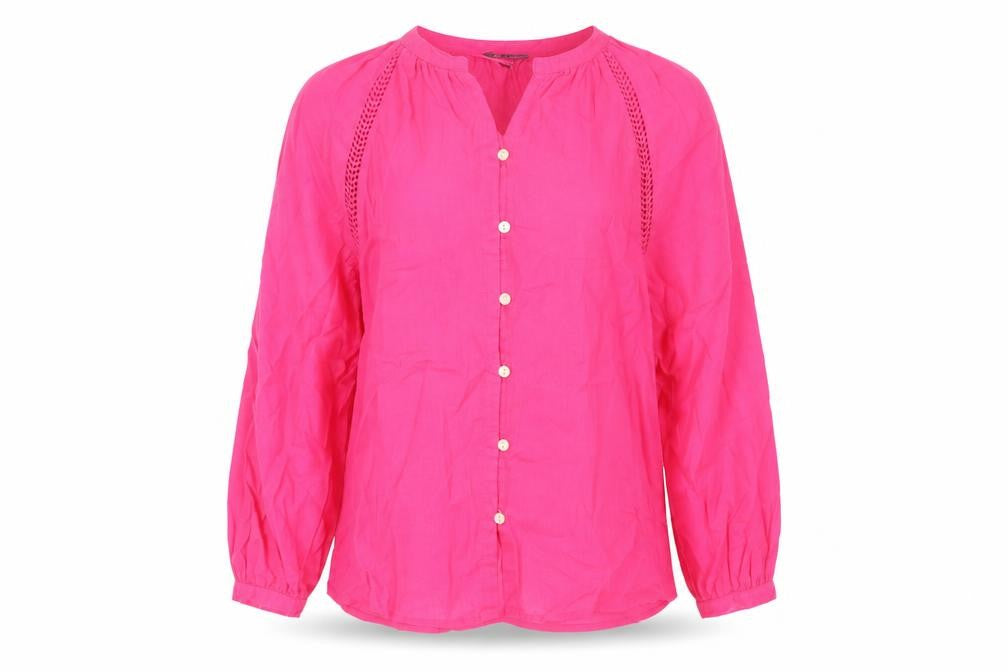 Womens UK Size 6 Marks and Spencer Pink Basic Button-Up