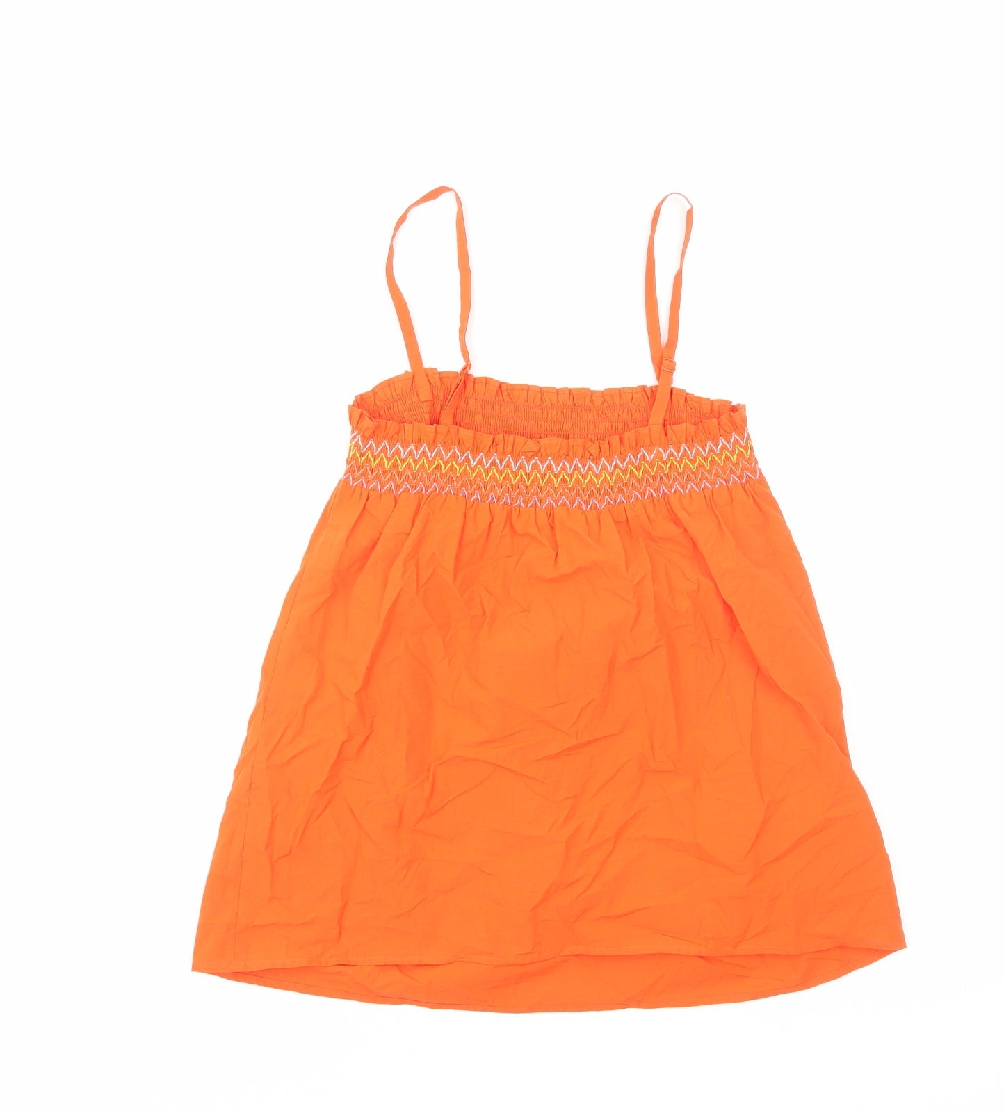 Womens UK Size 6 Marks and Spencer Orange Camisole Blouse