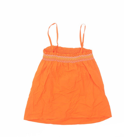 Womens UK Size 6 Marks and Spencer Orange Camisole Blouse