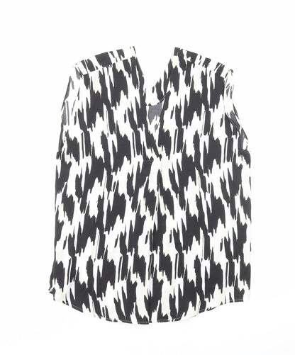 Womens UK Size 12 Marks and Spencer Multicoloured Basic Blouse