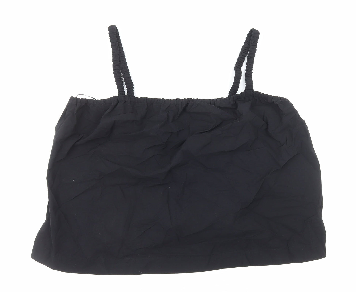 Womens UK Size 20 Marks and Spencer Black Cropped Tank
