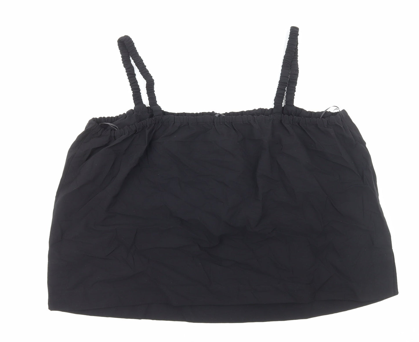 Womens UK Size 20 Marks and Spencer Black Cropped Tank