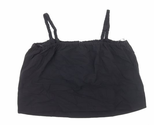 Womens UK Size 20 Marks and Spencer Black Cropped Tank
