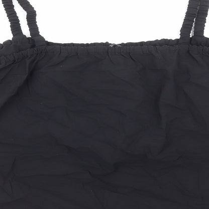 Womens UK Size 20 Marks and Spencer Black Cropped Tank