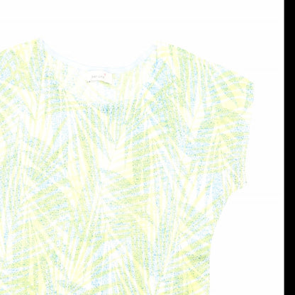 Womens UK Size 10 Per Una Yellow Basic T-Shirt