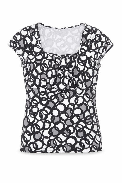 Womens UK Size M Preworn Black Basic T-Shirt