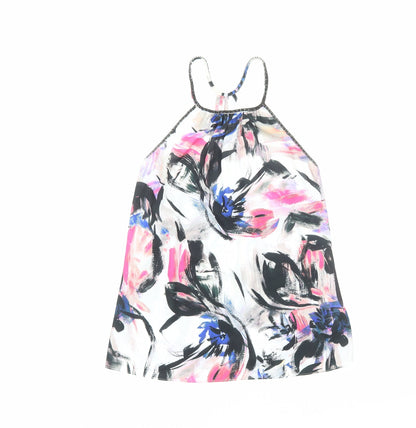 Womens UK Size 6 Warehouse Multicoloured Basic Tank