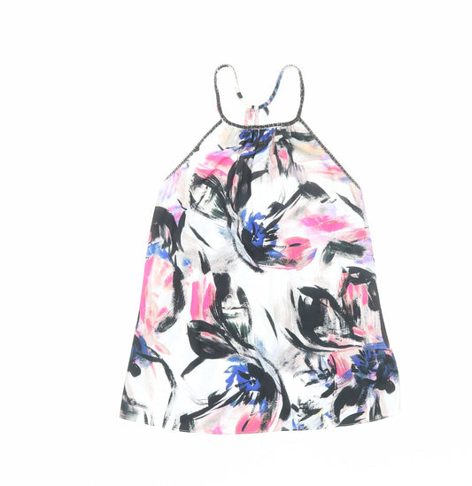 Womens UK Size 6 Warehouse Multicoloured Basic Tank